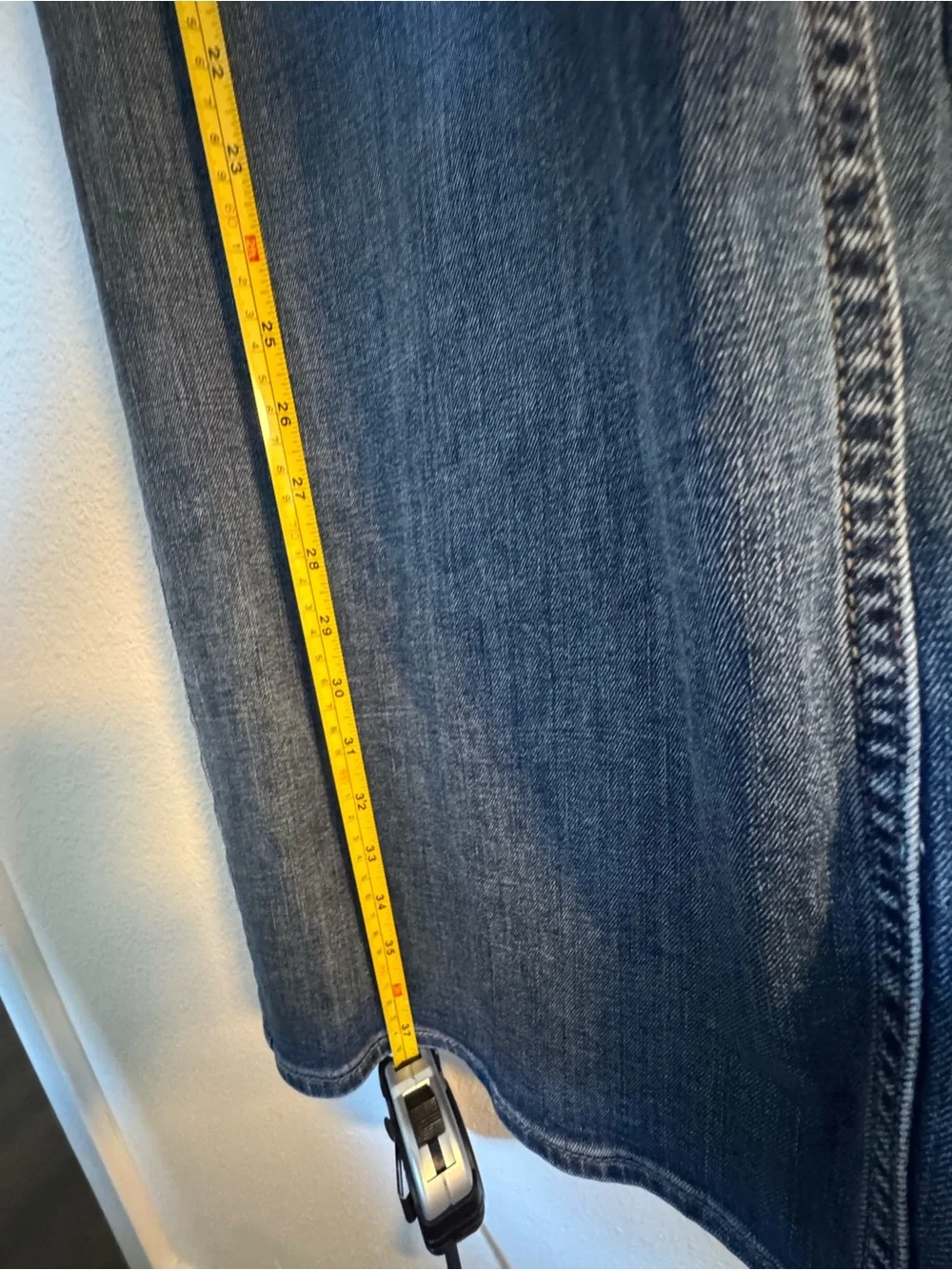 Rag & Bone Serena High-Rise Full Length Wide Leg Jeans in Bogart, Size 27 - Picture 5 of 5